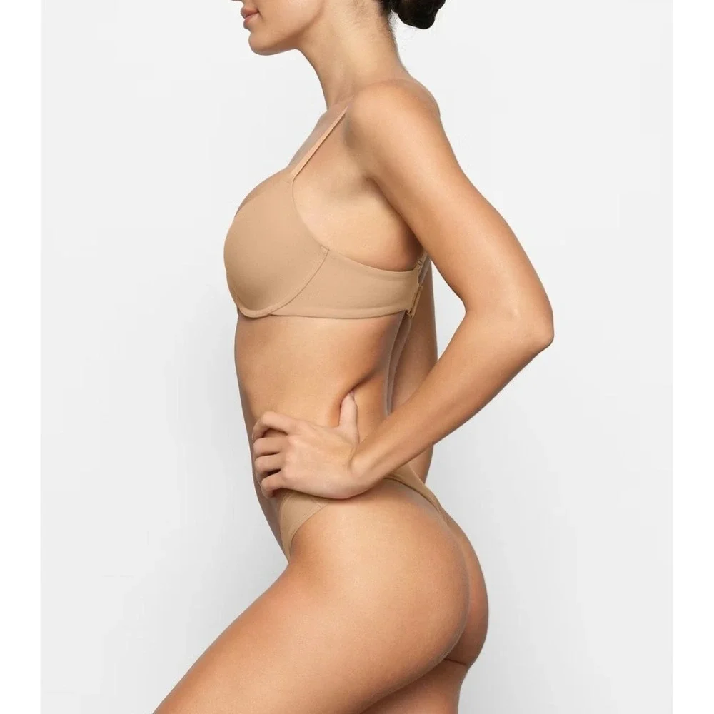 Skims Fits Everybody T-Shirt‎ Bra BA-DEM-9221  Ochre 36DD